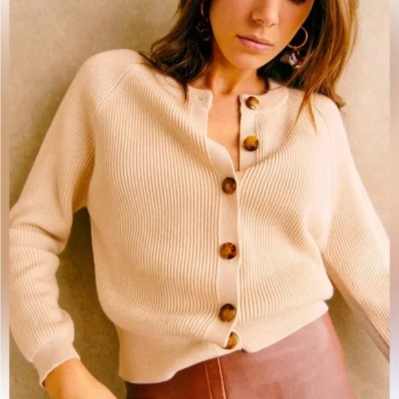 Sonnie Cardigan Sweater from Sézane. Size XL/L - Picture 4 of 5